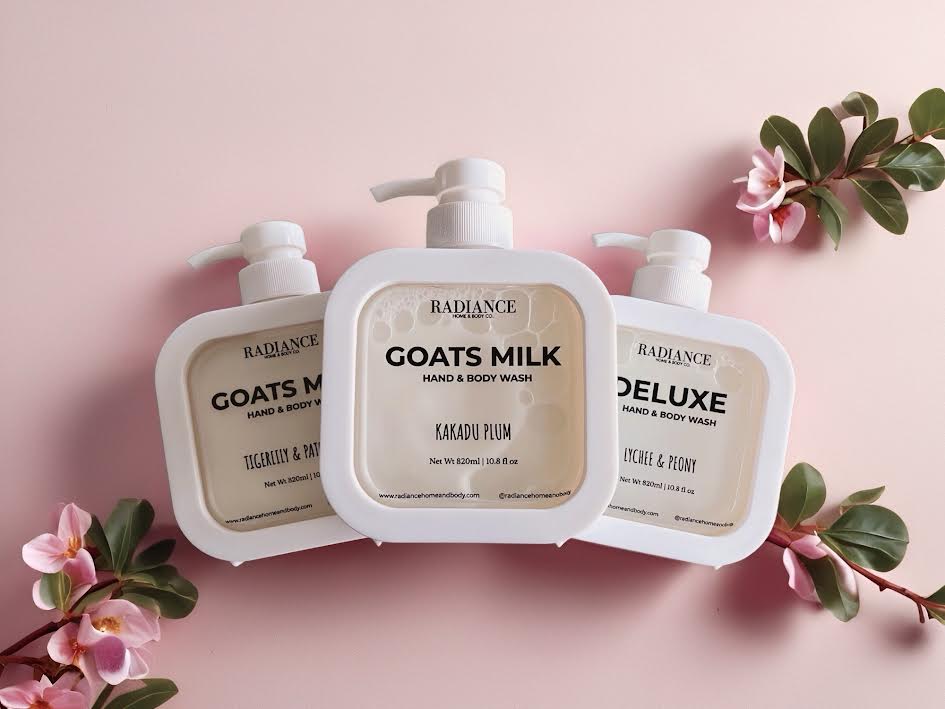 320ml Deluxe Hand & Bodywash | Goats Milk Soap