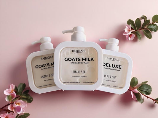 320ml Deluxe Hand & Bodywash | Goats Milk Soap