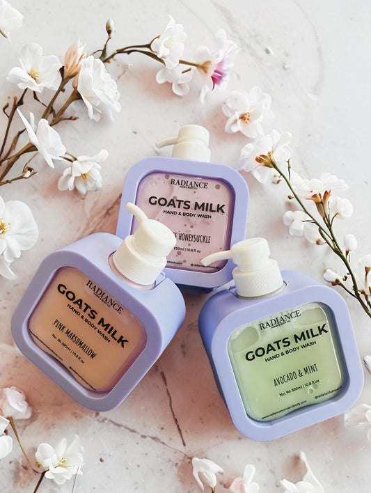 Radiance Goats Milk Soap – 320ml Reusable Dispenser