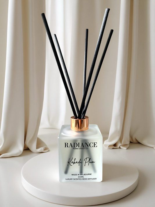Radiance – Home & Body Co. 250ml Reed Diffuser | Frosted Square Collection